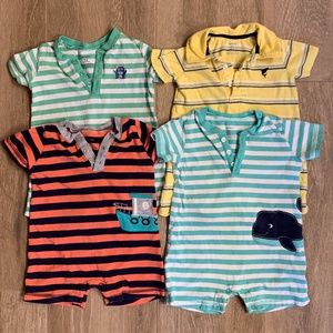 Carter's Rompers - Lot of 4 - 12 months
